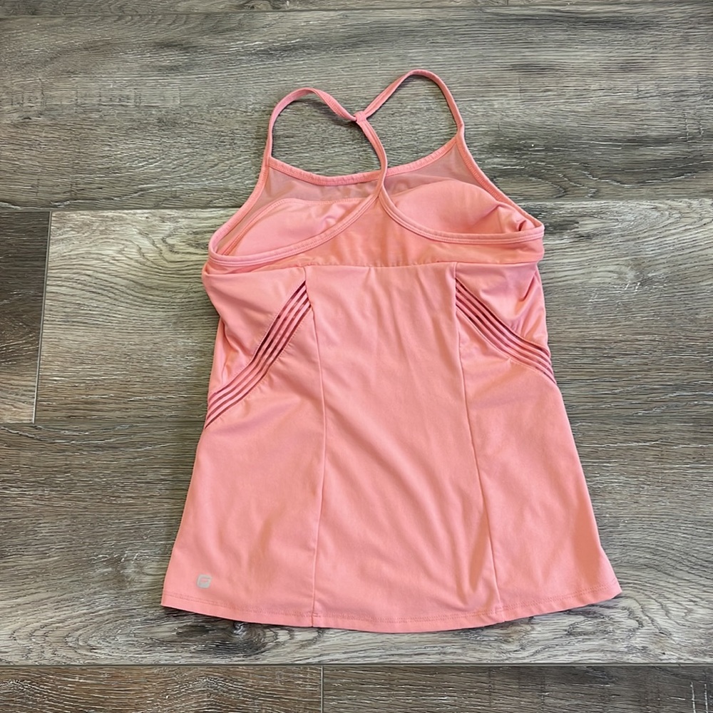 Fabletics Pink Racerback Tank Top - Picture 2 of 2